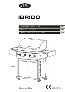 Handleiding Boretti Ibrido Barbecue