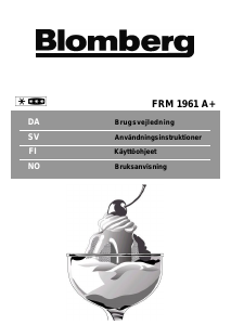 Brugsanvisning Blomberg FRM 1961 Fryser