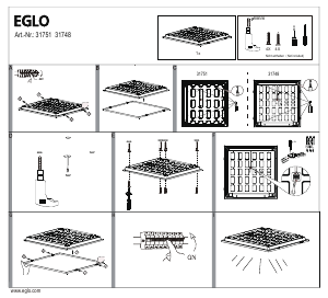 Priročnik Eglo 31748 Svetilka