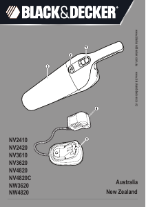 Manual Black and Decker NW3620 Handheld Vacuum