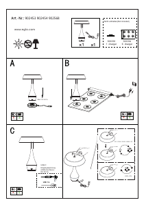 Manual de uso Eglo 902454 Lámpara