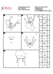 Manual de uso Albatros 4221 Aalborg Silla