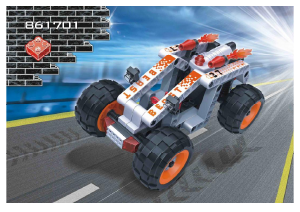 Руководство BanBao set 8617 Turbo Power Гоночная машина