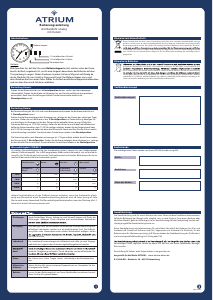 Bedienungsanleitung Atrium A12-51 Armbanduhr