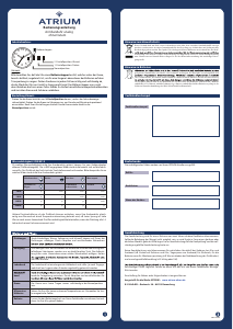 Bedienungsanleitung Atrium A13-50 Armbanduhr