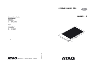 Handleiding ATAG GM3011A Kookplaat