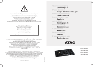 Brugsanvisning ATAG HG8411MBA Kogesektion