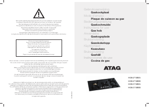 Bruksanvisning ATAG HG8411MBB Kokeplate