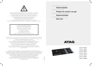Handleiding ATAG HG9511MBA Kookplaat