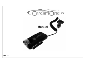 Manual CamOne CarCamOne V2 Action Camera
