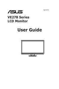 Manual Asus VE278H LCD Monitor