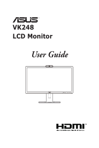 Manual Asus VK248HL LCD Monitor