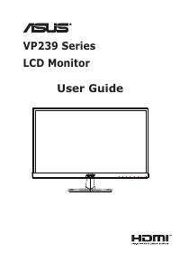 Manual Asus VP239N LCD Monitor