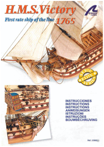 Manual de uso Artesanía Latina set 22900 Boatkits HMS Victory