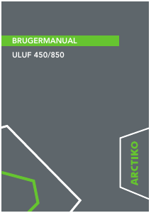 Brugsanvisning Arctiko ULUF 850 Fryser