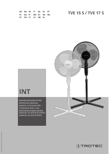 Manual Trotec TVE 17 S Ventilador