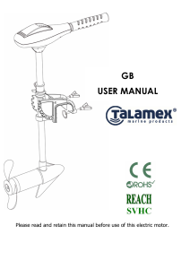 Handleiding Talamex TM30 Buitenboordmotor