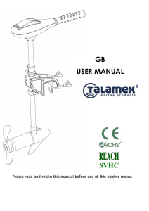 Руководство Talamex TM48 Лодочный подвесной мотор
