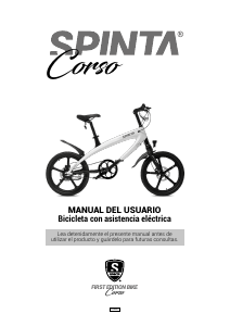 Manual de uso Spinta Corso Bicicleta