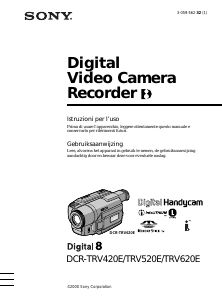 Manuale Sony DCR-TRV420E Videocamera