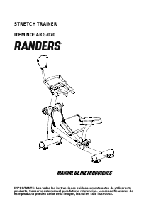 Manual de uso Randers ARG 070 Máquina de ejercicios