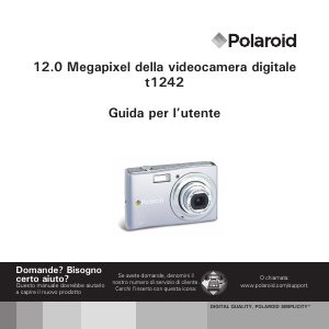 Manuale Polaroid t1242 Fotocamera digitale