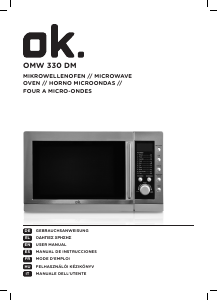 Manual OK OMW 330 D-M Microwave