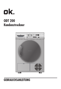 Manual OK ODT 200 Dryer