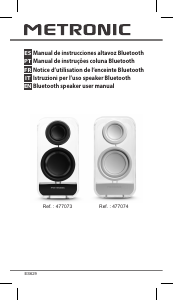 Manual de uso Metronic 477074 Altavoz