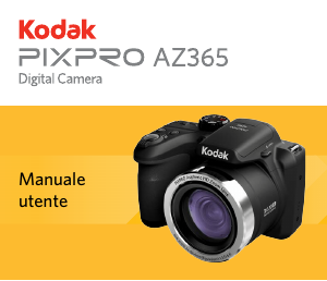 Manuale Kodak PixPro AZ365 Fotocamera digitale