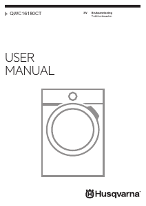 Bruksanvisning Husqvarna-Electrolux QWC16180CT Kombinerad tvätt-tork
