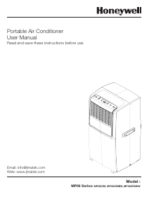 Manual Honeywell MP08CESWW Air Conditioner