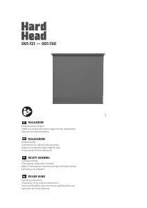 Manual Hard Head 001-721 Roller Blind