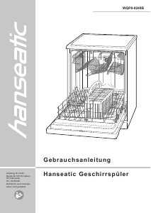 Bedienungsanleitung Hanseatic WQP8-9249B Geschirrspüler