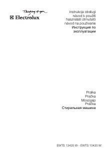 Руководство Electrolux EWTS10420W Стиральная машина