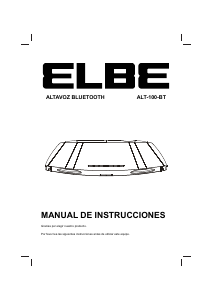 Manual de uso Elbe ALT-100-BT Altavoz