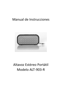 Manual de uso Elbe ALT-903-R Altavoz