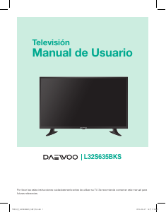 Manual de uso Daewoo L32S635BKS Televisor de LED