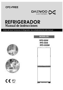Manual de uso Daewoo RFD-320W Frigorífico combinado