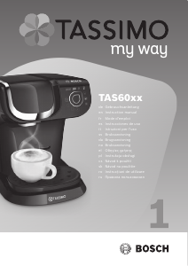 Manual de uso Bosch TAS6003 Máquina de café