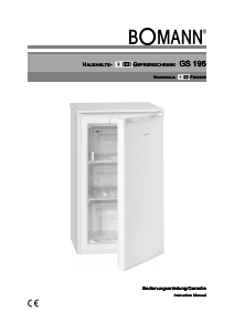 Manual Bomann GS 195 Freezer