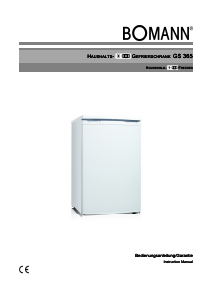Manual Bomann GS 365 Freezer
