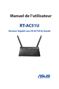 Mode d’emploi Asus RT-AC51U Routeur