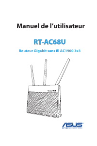 Mode d’emploi Asus RT-AC68U Routeur