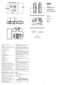 Brugsanvisning Braun BNC015-RC Vægur