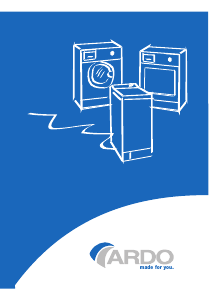 Manual Ardo FLO86E Mașină de spălat