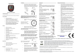 Instrukcja Aptel AG413 Licznik rowerowy