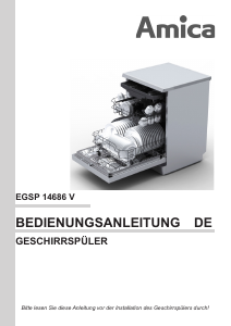 Bedienungsanleitung Amica EGSP 14686 V Geschirrspüler