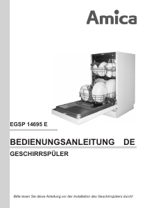 Bedienungsanleitung Amica EGSP 14695 E Geschirrspüler