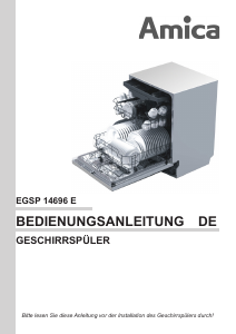 Bedienungsanleitung Amica EGSP 14696 E Geschirrspüler